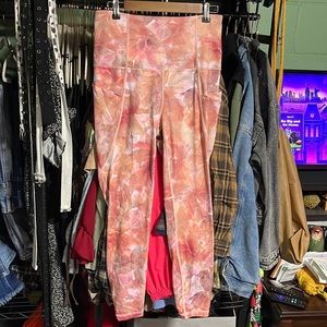 Water color pocket high waisted leggings